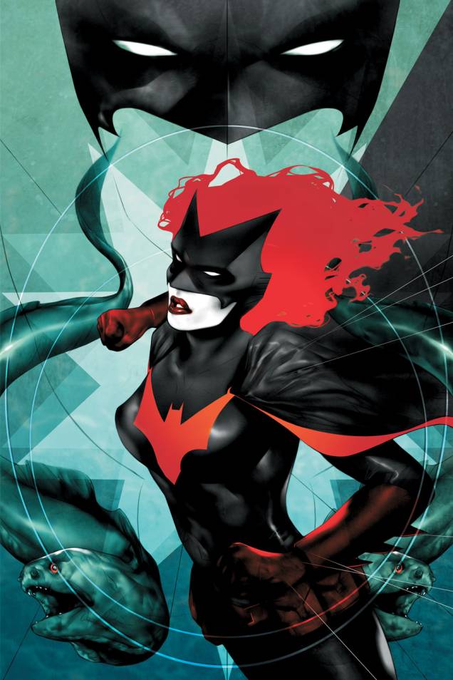 Batwoman. Uma das personagens femininas mais tradicionais da DC Comics, a Batwoman, criada em 1956, sofreu uma grande reformulação 50 anos depois, quando ganhou série de quadrinhos própria. Kathy Kane, uma ruiva de beleza e atitudes estonteantes, agora é lésbica, e tem ascendência judia. Sua versão nas telas segue a mesma premissa.