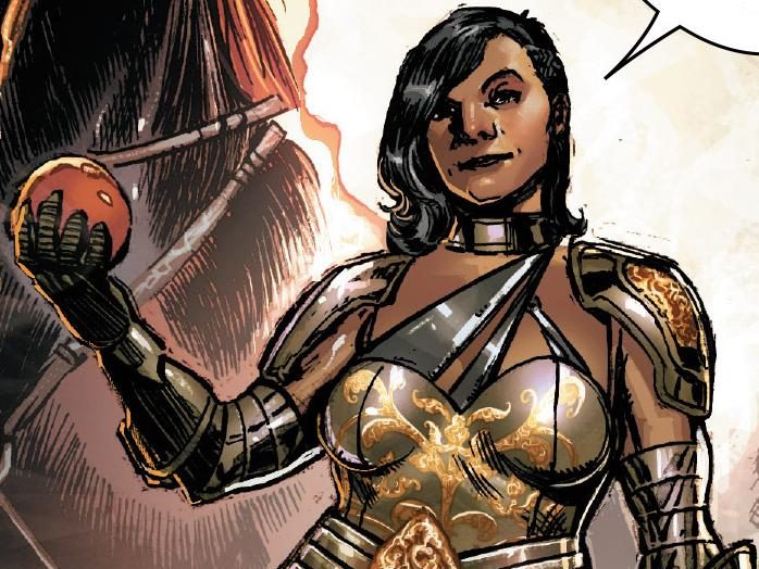 Integrante de uma categoria de anjos da Marvel, Sera é a primeira personagem transgênero da Marvel. Apresentada em 2015 como coadjuvante na minissérie de Angela, ela era um homem punido por sua “transgressão”, que acabou se tornando companheira da personagem principal.