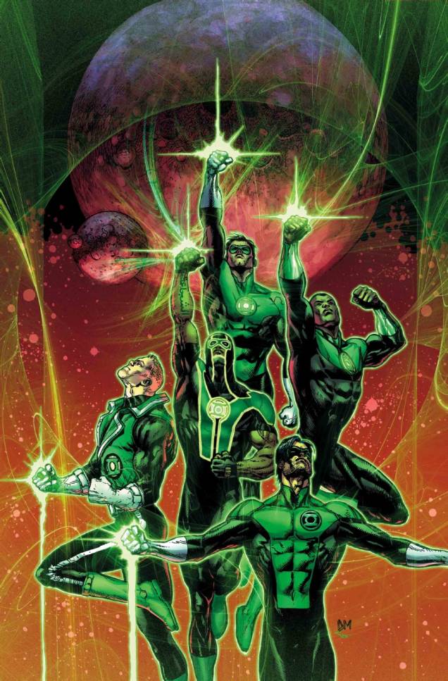 A tropa estelar dos Lanternas-Verde é composta por seres de todo o universo da DC Comics. Apenas no planeta Terra, seus integrantes são uma miríade de diversidade. Jon Stewart é negro, Simon Baz é muçulmano, e uma versão alternativa de Alan Scott, o primeiro deles, é gay.