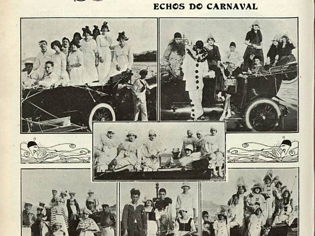 Uma reportagem da revista Careta, de 1919, sobre o Carnaval depois da espanhola