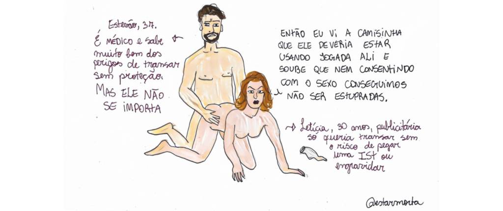 sexo sem camisinha, sem a parceira saber