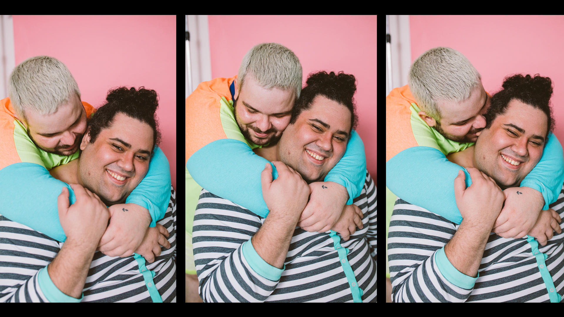 Caio Revela abra&ccedil;ando a namorade Beta Boechat