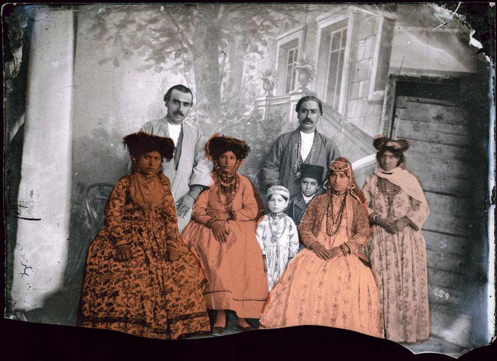 Família Nestoriana, Irã – foto Antoine Sevruguin, 1900