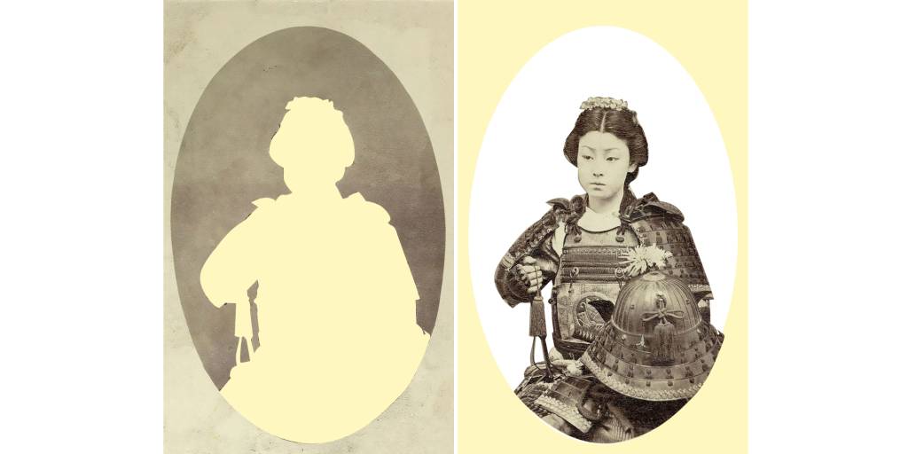 Uma Onna Bugeisha,guerreira Samurai do período Bushi, final do século XIX