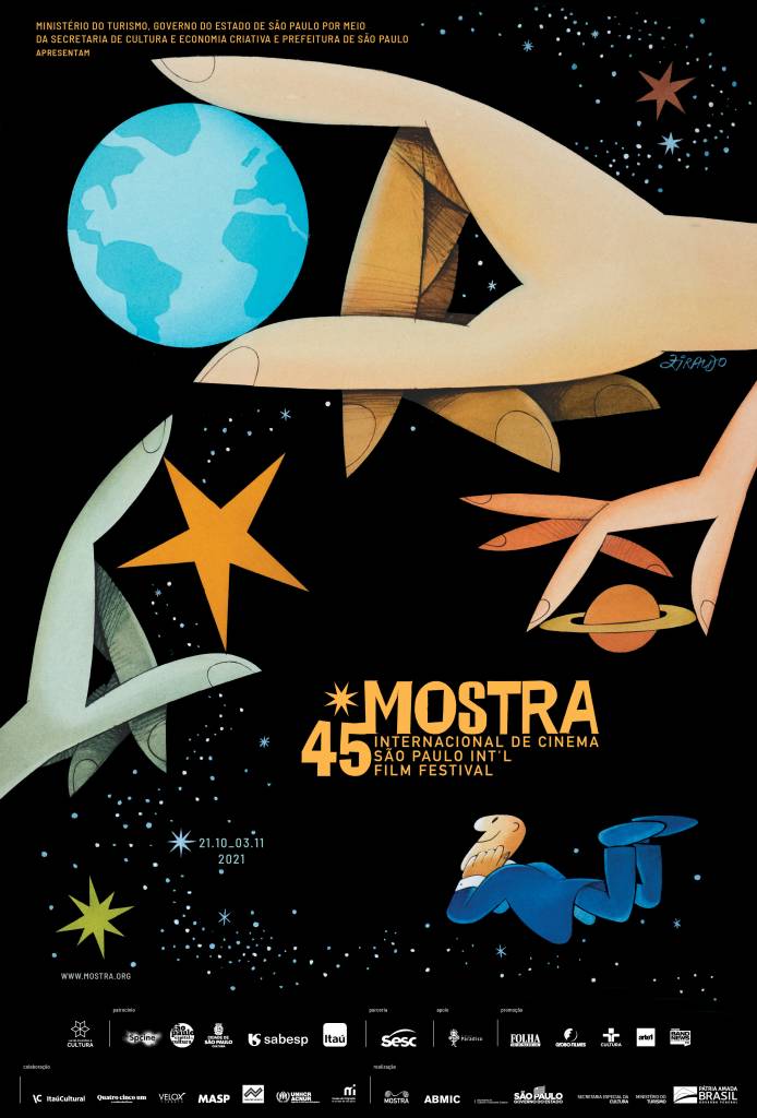 Cartas da 45ª Mostra Internacional de Cinema ilustrado por Ziraldo