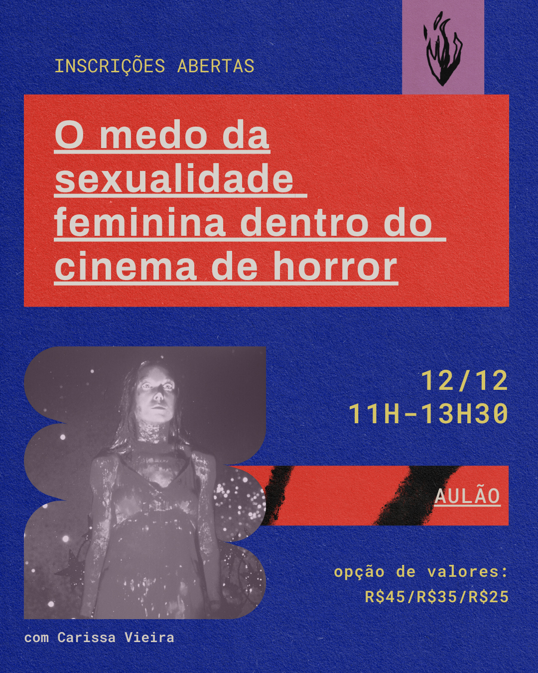 curso O medo da sexualidade feminina dentro do cinema de horror