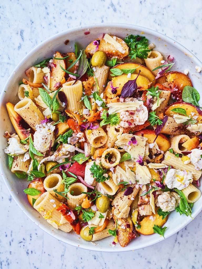 foto de receita de Carolina Gelen salada de macarrão