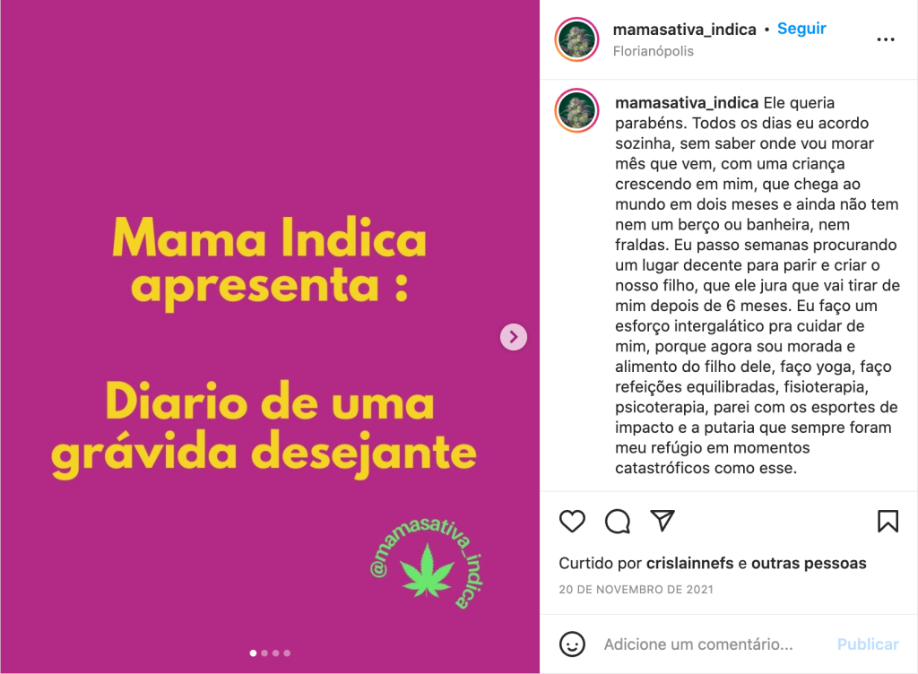 print de post do instagram