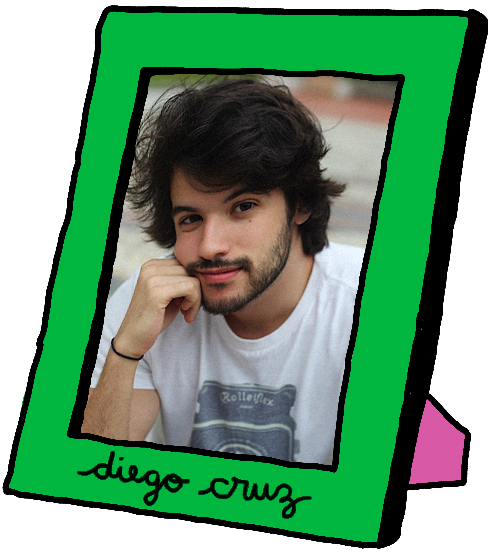 porta-retrato com diego cruz