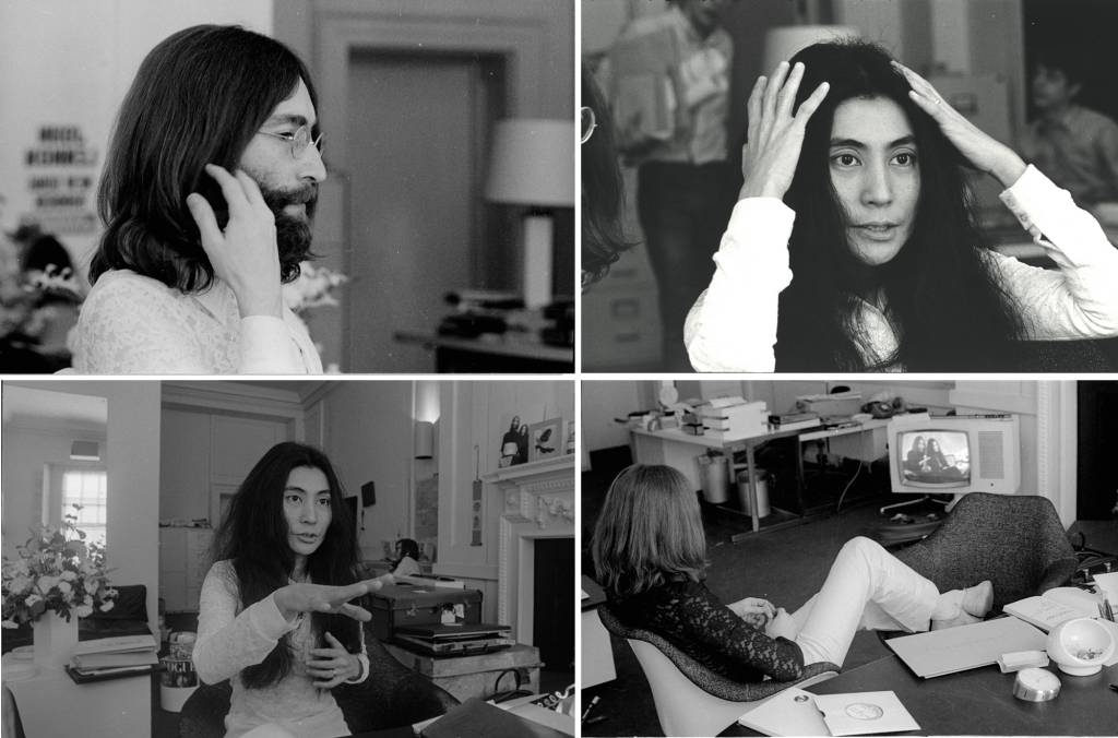 cenas da lua de mel de Yoko Ono e John Lennon