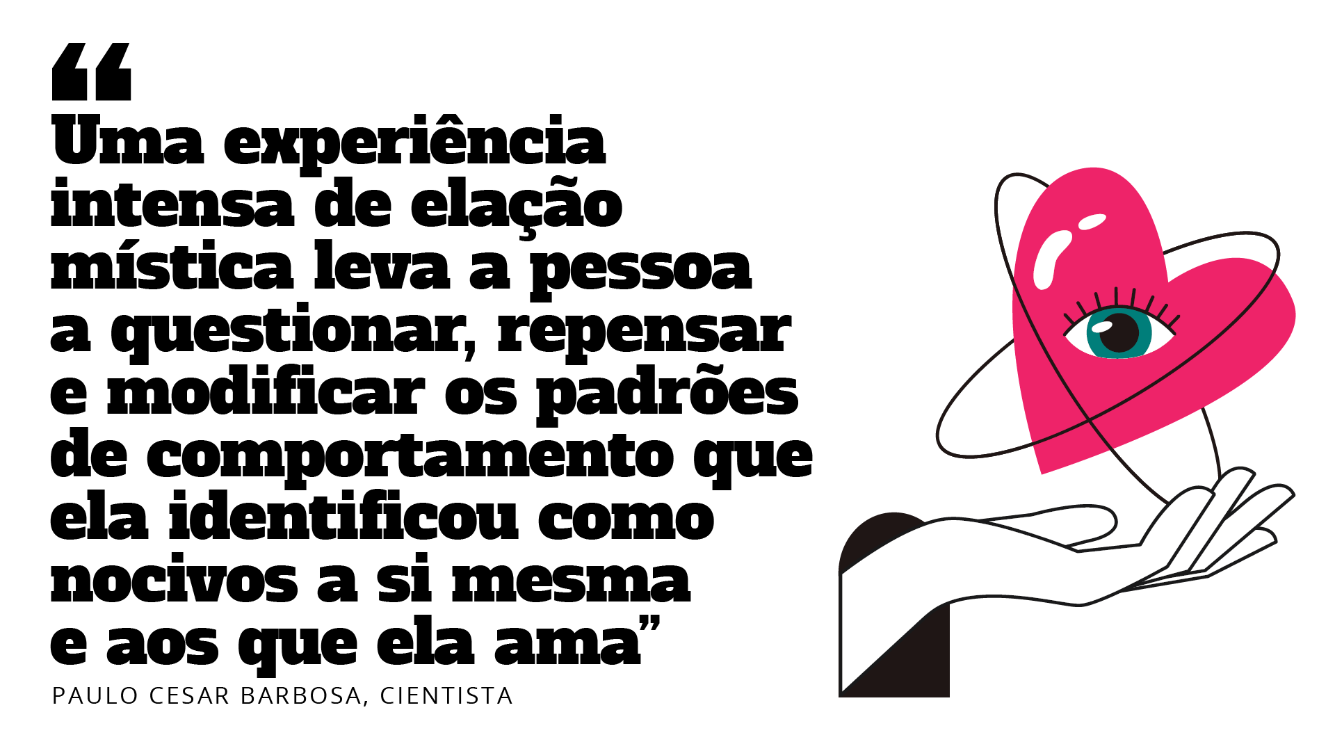 Ilustração e texto.