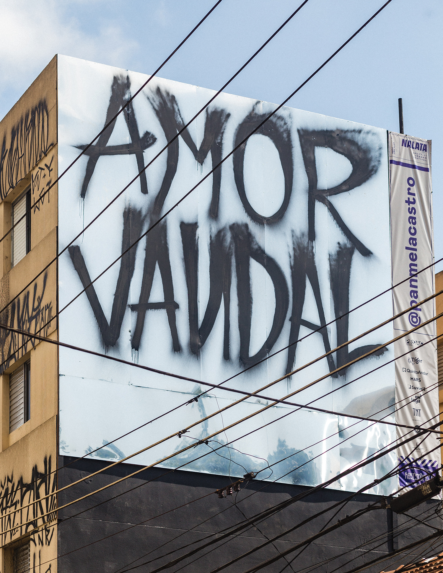 empena de Panmela Castro – Amor vandal